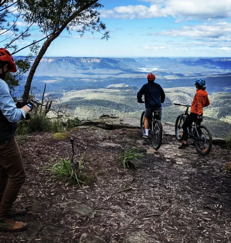 Cycling in the Blue Mountains