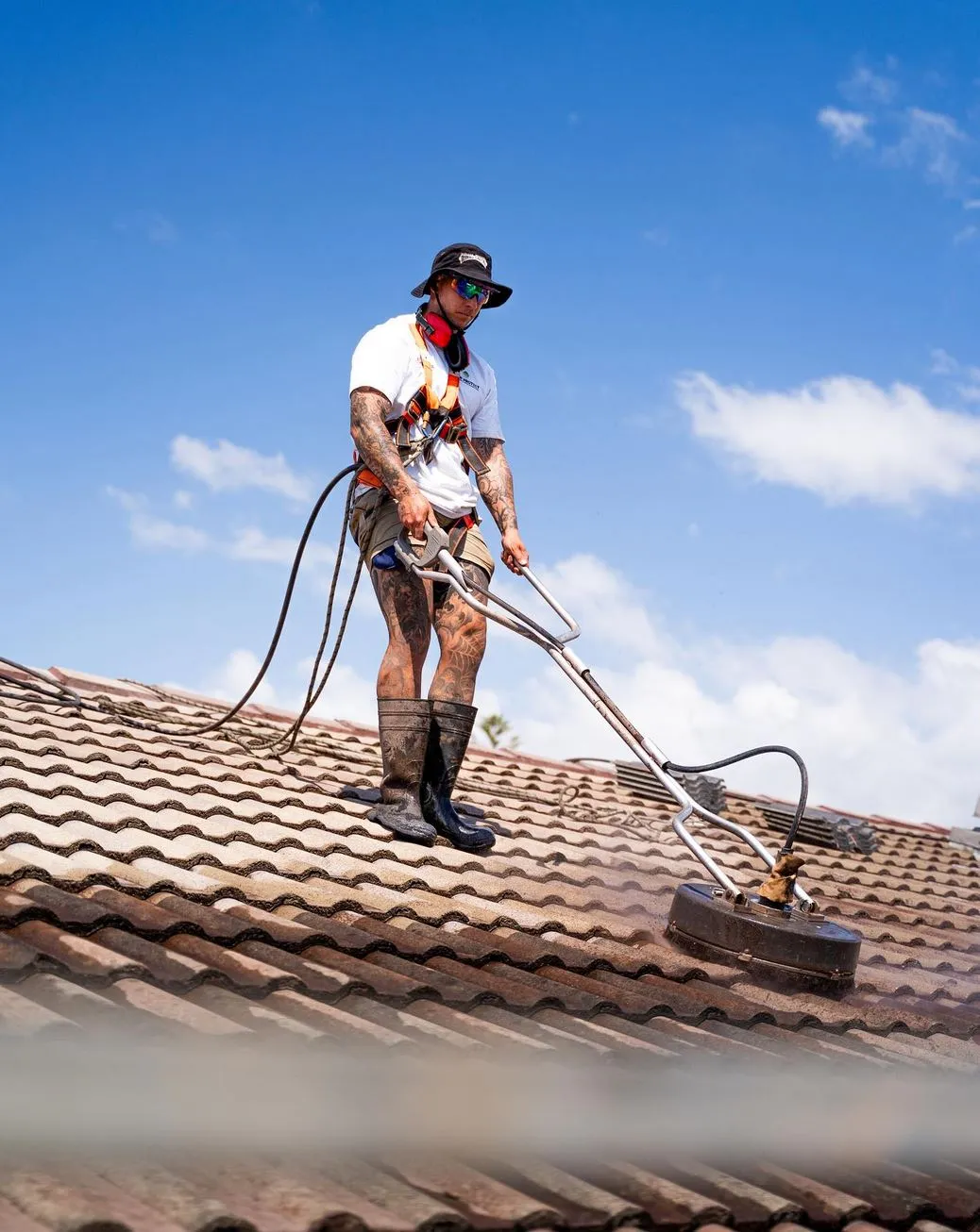 Colorbond roof cleaning