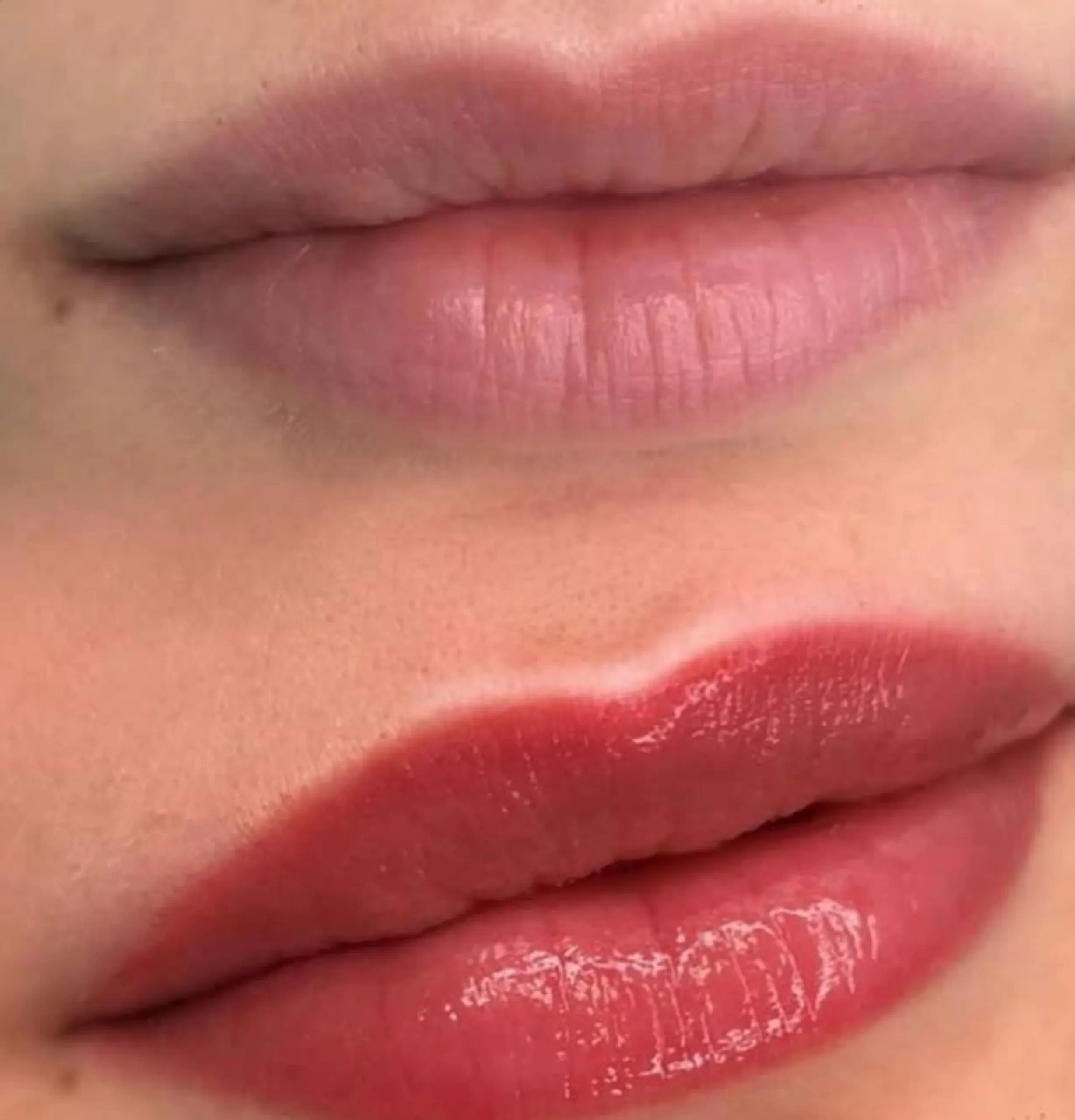 pigment colour shifts lip tattoo
